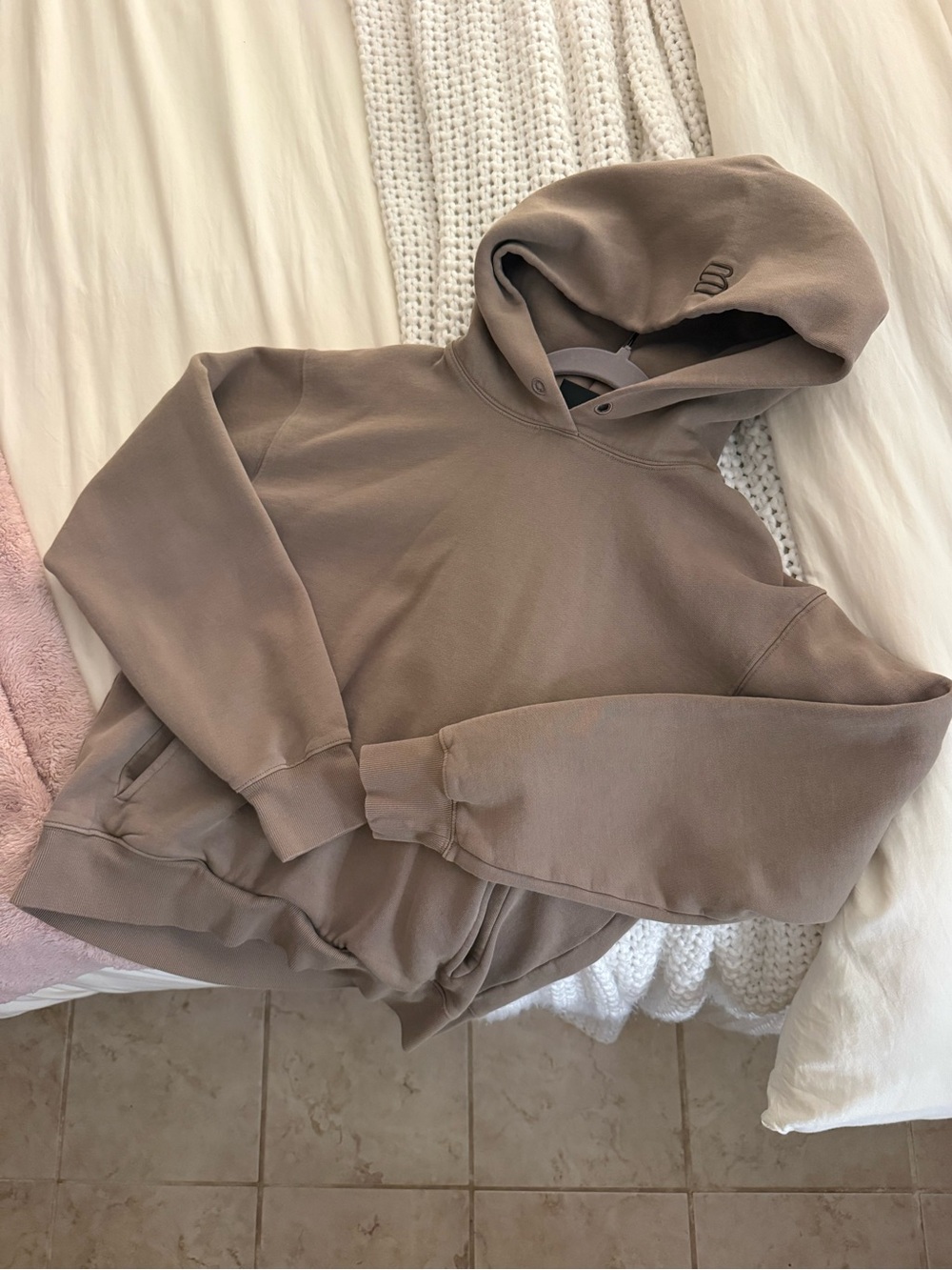 Aritzia Taupe Hoodie